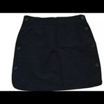 Missoni Vintage black red striped waistband mini skirt button accents size 10 Photo 1