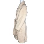 Pottery Barn Pottery Barn Robe Womens Medium Teddy Bear Fleece Plush Cozy Bath Lounging Photo 2