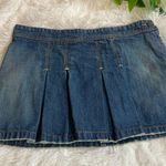 Old Navy denim Jean Skirt pleated size 1 Photo 1