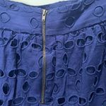 AQUA  navy skirt with cutouts Photo 4