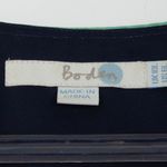 Boden Womens Silk Blend Colorblock Midi Dress Size 6L Navy Belted Casual Work Blue Photo 4