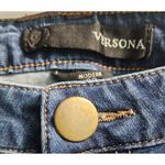 Versona  Modern Dark Wash Denim Jeans Women's Size 32 Straight Leg Cotton Blend Photo 1