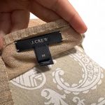 J. Crew Gold Metallic Knit Sweater Women's Medium – Shimmer Long Sleeve Pullover Tan Photo 5