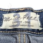 We The Free Button Fly Cut Off Denim Distressed Shorts Size 31 Photo 5