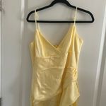 Bardot Gold Asymmetrical Sundress Spaghetti Strap Photo 1