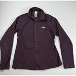 The North Face  Sweatshirt Womens Medium Hoodie Full‎ Zip Long Sleeve Purple TKA 200 Photo 0