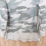 Aerie  Womens Oversized Camo Sweatshirt Size M Green Pullover Cozy Casual Lounge Photo 2