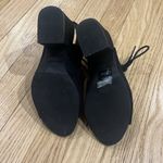 Black Tie Up Open Toe Heeled Shoes Size 37 Photo 5