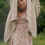 Anthropologie Braided-Sleeve Cardigan Photo 3