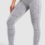 Gymshark Grey Fleur Texture Leggings  Photo 0