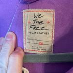 We The Free Purple Fringe Women's Jacket Vegan Leather XS Photo 3