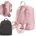 Cynthia Rowley Mini Quilted Backpack Black Nylon with Adjustable straps Photo 1