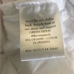 Eileen Fisher Slim Straight Mid Rise Organic Cotton Jean 10X30 White Stretch Photo 7