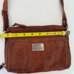 Fossil  maroon pebbled leather crossbody purse long live vintage small bag Photo 2