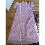 Hyacinth House Pink Multi Floral Puff Sleeve Maxi Dress Ruffle Collar Pockets M Size M Photo 10