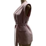 ZARA Size Small Light Pink Top Tied Belted Vest. Preloved Photo 1