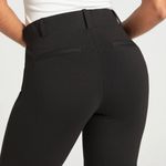 Betabrand  Women’s Classic Dress Pant Yoga Pant Bootcut Pants Black Size‎ XL Photo 2