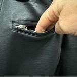 Vintage Original Generra Duralife Black Zip Pocket Vegan Leather Mini Skirt 10 Photo 8