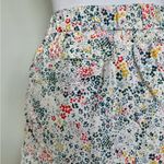 Lands End Floral Skort | Size 14 | EUC| Pockets | 98% cotton White Photo 5