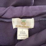 Bumi Sirotka Blue Track Pants Wide Leg Loungewear Athletic Streetwear Athleisure Size M Photo 3