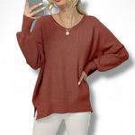 Amazon Anrabess Pullover V-Neck Knit Sweater Photo 6
