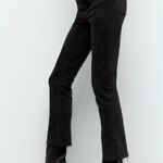 ZARA The Dreed Ankle Flare Jeans in Elvira Black Size 2 High Rise NWT Photo 2