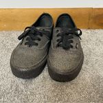 Vans Authentic Black Low Top All Over Rainbow Glitter Skate Sneakers 5/6.5 Photo 2