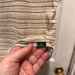 prAna Womens Striped T Shirt Casual Short Sleeve Crew Neck Linen Blend Size L Photo 3