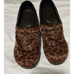 Croft & Barrow Women's Juliana Faux Fur Animal Print Slip On Clogs US Size 8.5M Photo 0