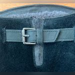 UGG  Thomsen Black Suede Knee-High Shearling Lined Winter Boots in Black.  Size 6 Photo 5