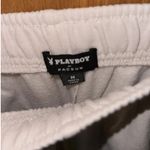 Playboy by PacSun Sweat Shorts White Size M Photo 2