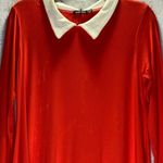 Boohoo  Bridget Collar Swing Dress Poppy NWT Photo 7