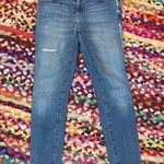 Current/Elliott Current Elliott Distressed Paint Splatter Low Rise Zip Fly Skinny Jeans Photo 0