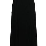 Loft Ann Taylor Black Sleeveless Drapey V Neck Dress Size 12 Photo 1
