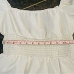 SheIn White Summer Flowing Dress Size Small Photo 7