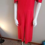Bobi NWT  Los Angeles Red Cold Shoulder Jumpsuit XS Photo 2