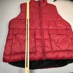 Amazon Essentials Vest Womens XXL Maroon Puffer Sleeveless Full Zipper Outdoors Red Photo 5