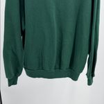 Northcrest Forest Green textured holiday bear Sweatshirt vintage XL snowflakes Photo 8