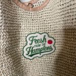 Stoney Clover Lane New  Raffia Woven Scoop Tote Fresh From Hamptons CS patchs Photo 2