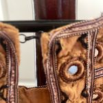 Free People Nwot BLACK BROWN  BODY CON DRESS WIRH MIRRORED EFFECT SIZE S Photo 7