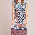 “Porridge” Anthropologie Patchwork Midi Dress Size Small Photo 0