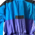 Vintage 90s Inside Edge Purple Blue One Piece Ski Suit Youth XL Womens Fit Snow Size M Photo 6