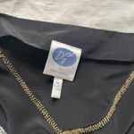 Black silver and gold sequin butterfly top unique fairy dark boho Size medium, Photo 1