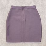 Tic Toc NWOT Purple Mini Women Stretchy Bodycon Skirt Size Small Photo 1