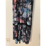 Hunter Bell  Printed Harrison Dress Midi Button Front Flutter Ruffle Sleeves 0 Photo 13