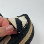 Stella McCartney  espadrille platform black and white slide sandals 35 Photo 6