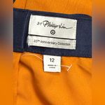 3.1 Phillip Lim  Orange and Blue Skater Skirt Photo 9