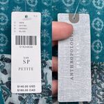 Maeve Anthropologie  teal chiffon mini dress size small Photo 7