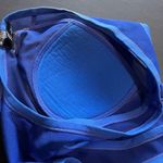 Versace  Italia 19v69 Royal Blue Printed Women’s Sports Bra Top Padded Sz M EUC Photo 5