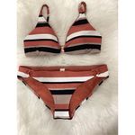 Seafolly New. Milea by  stripe bikini. Medium. Retails $169 Photo 5